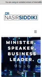 Mobile Screenshot of nasirsiddiki.com